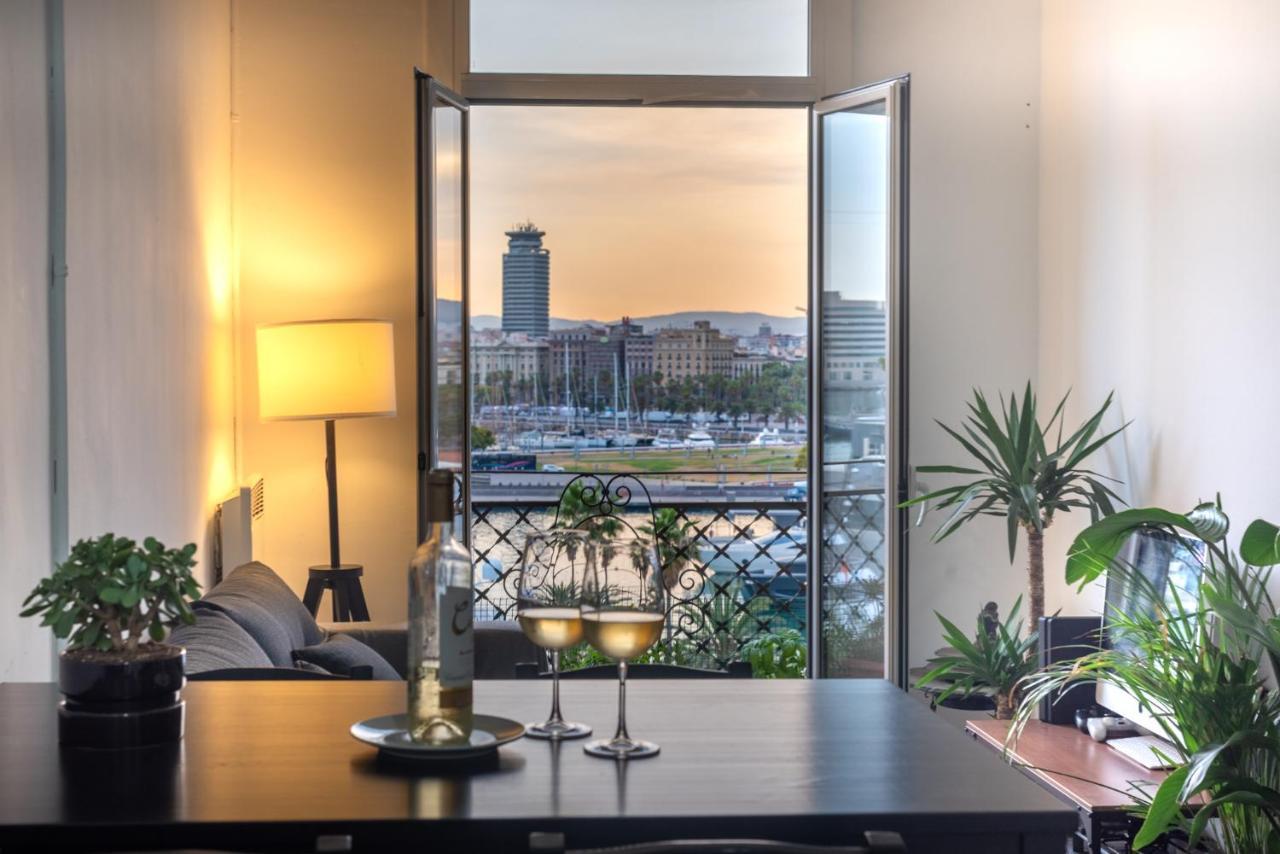 Superb Cute Flat Barcelona Bests View On The Sea For Couple Buitenkant foto